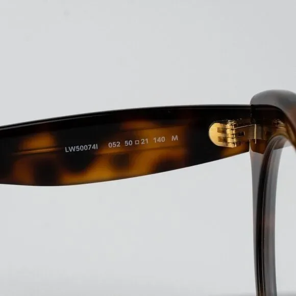 Loewe CURVY Men Eyeglasses Havana Round LW50074I 052 NEW AUTHENTIC